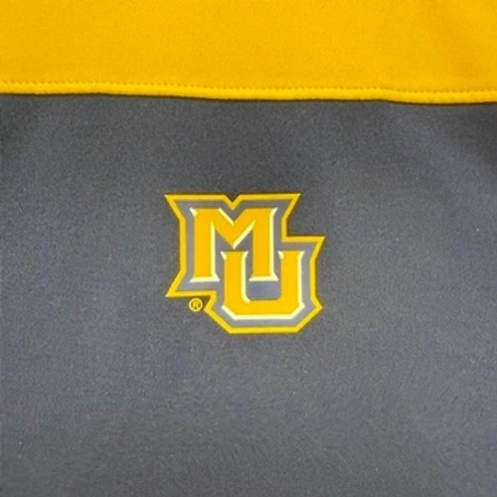 Jordan Polo Shirt Marquette Golden Eagles NCAA Regular XXL Navy Yellow Dri-FIT